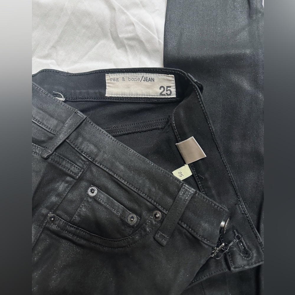 rag & bone black skinny jeans
